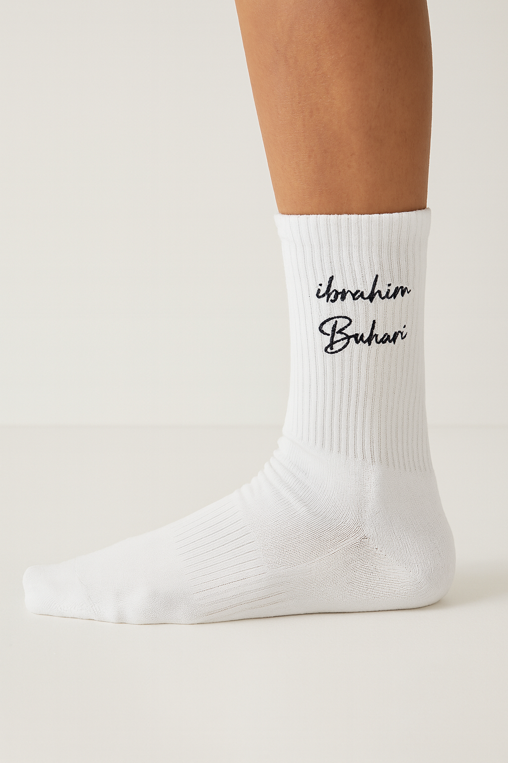 Everyday Sock in White and Black