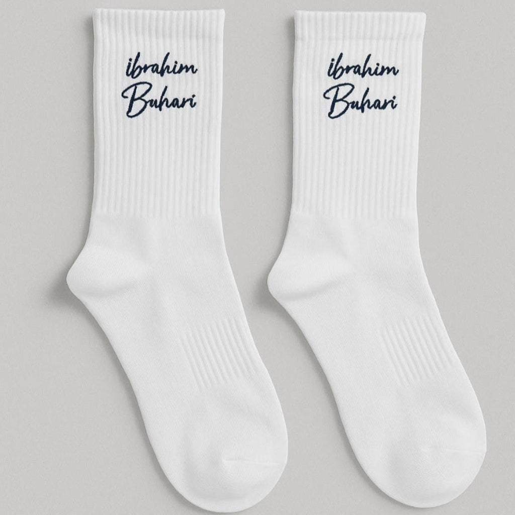 Everyday Sock in White and Black
